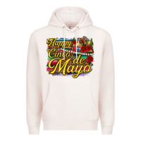 Pale Pink Happy Cinco de Mayo Premium Hoodie - texasbilliewilder