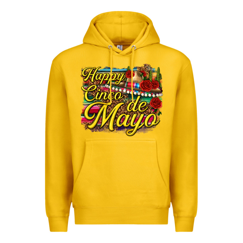 Happy Cinco De Mayo Premium Hoodie by texasbilliewilder | Teevron