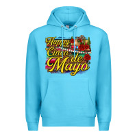 Ocean Blue Happy Cinco de Mayo Premium Hoodie - texasbilliewilder