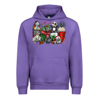 Tulip Christmas cartoon characters coffee cups Urban Hoodie - Zillion Design Studio