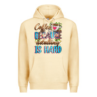 Pina Colada coffee because adulting is hard Premium Hoodie - Zillion Design Studio