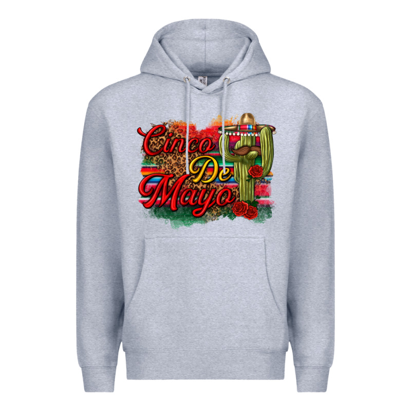 Cinco De Mayo Cactus Premium Hoodie by texasbilliewilder | Teevron