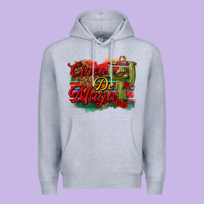 Cinco De Mayo Cactus Premium Hoodie Designed By Texasbilliewilder