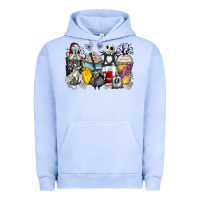 Pigment Grape Ice cartoon characters coffee cups Urban Hoodie - Zillion Design Studio