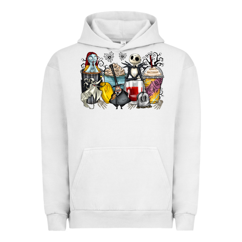 Cartoon Characters Coffee Cups Urban Hoodie by Zillion Design Studio | Teevron