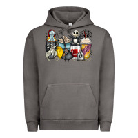 Pigment Tornado cartoon characters coffee cups Urban Hoodie - Zillion Design Studio