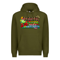Army Green Mama Cita Needs a Margarita Premium Hoodie - texasbilliewilder