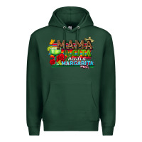 Sports Green Mama Cita Needs a Margarita Premium Hoodie - texasbilliewilder