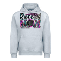 Heather Grey race mom Urban Hoodie - Zillion Design Studio