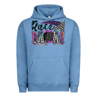 Pigment Pebble Blue race mom Urban Hoodie - Zillion Design Studio