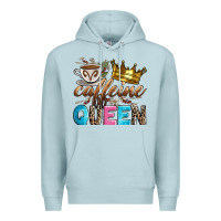 Blue Mist caffeine queen Premium Hoodie - Zillion Design Studio
