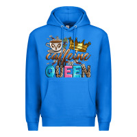 True Royal caffeine queen Premium Hoodie - Zillion Design Studio
