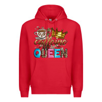 Red caffeine queen Premium Hoodie - Zillion Design Studio