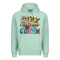 Seafoam caffeine queen Premium Hoodie - Zillion Design Studio