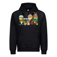 Black pet groomer coffee cups Urban Hoodie - Zillion Design Studio