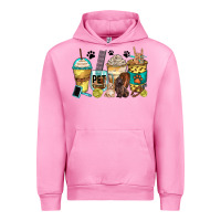Fuchsia Pink pet groomer coffee cups Urban Hoodie - Zillion Design Studio