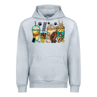 Heather Grey pet groomer coffee cups Urban Hoodie - Zillion Design Studio