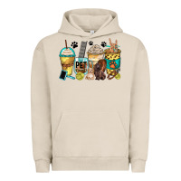 Pigment French Oak pet groomer coffee cups Urban Hoodie - Zillion Design Studio