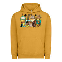Pigment Peanut Butter pet groomer coffee cups Urban Hoodie - Zillion Design Studio