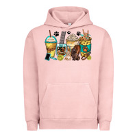 Pigment Salmon pet groomer coffee cups Urban Hoodie - Zillion Design Studio