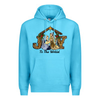 Ocean Blue christmas oh holly night Premium Hoodie - RanaPortraitStore
