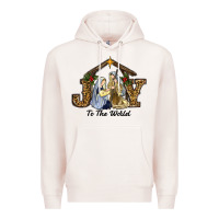 Pale Pink christmas oh holly night Premium Hoodie - RanaPortraitStore