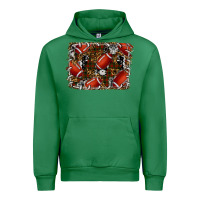 Emerald christmas football Urban Hoodie - RanaPortraitStore