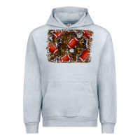 Heather Grey christmas football Urban Hoodie - RanaPortraitStore