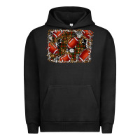 Pigment Black christmas football Urban Hoodie - RanaPortraitStore
