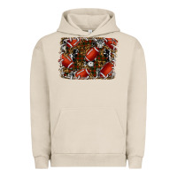 Pigment French Oak christmas football Urban Hoodie - RanaPortraitStore