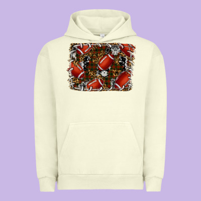 Christmas Football Urban Hoodie Designed By Ranaportraitstore