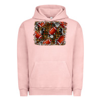 Pigment Salmon christmas football Urban Hoodie - RanaPortraitStore