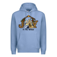 Colony Blue christmas oh holly night Premium Hoodie - RanaPortraitStore