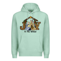 Seafoam christmas oh holly night Premium Hoodie - RanaPortraitStore