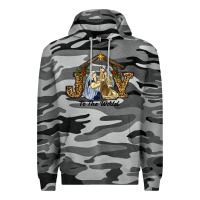 Slate Camo christmas oh holly night Premium Hoodie - RanaPortraitStore