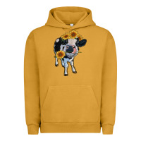 Pigment Peanut Butter heifer cow Urban Hoodie - RanaPortraitStore