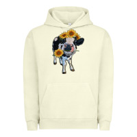 Pigment Pistachio heifer cow Urban Hoodie - RanaPortraitStore