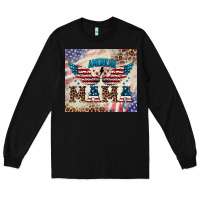 Black american mama Long Sleeve Tee - BarkalooDesign