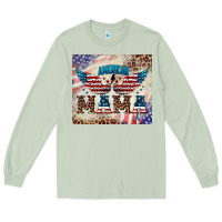 Matcha american mama Long Sleeve Tee - BarkalooDesign
