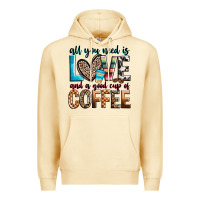 Pina Colada all you need is love and a good cup of coffee Premium Hoodie - Zillion Design Studio