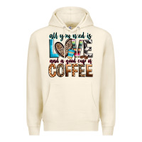 Tofu all you need is love and a good cup of coffee Premium Hoodie - Zillion Design Studio