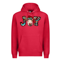 Cardinal christmas joy cow Premium Hoodie - RanaPortraitStore