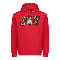 Red christmas joy cow Premium Hoodie - RanaPortraitStore
