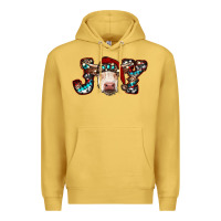 Antique Gold christmas joy cow Premium Hoodie - RanaPortraitStore