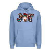Colony Blue christmas joy cow Premium Hoodie - RanaPortraitStore