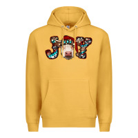 Mustard christmas joy cow Premium Hoodie - RanaPortraitStore
