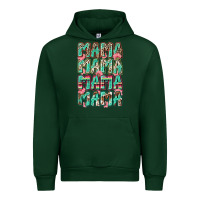 Forest Green mama mama mama mama Urban Hoodie - Zillion Design Studio