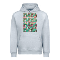 Heather Grey mama mama mama mama Urban Hoodie - Zillion Design Studio