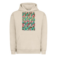 Pigment French Oak mama mama mama mama Urban Hoodie - Zillion Design Studio