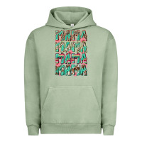 Pigment Oil Green mama mama mama mama Urban Hoodie - Zillion Design Studio
